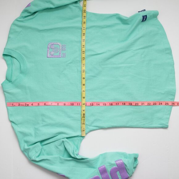 Disney World Spirit Jersey Top Sully Monsters Inc Shirt Pistachio Teal Size XS - Picture 5 of 6